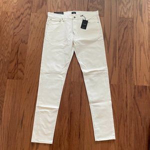 Club Monaco Men's Slim Jean's 34/34 Off-white BNWT